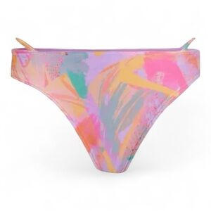 IRO Amazoa Bikini Bottom in Abstract Lavender NWT